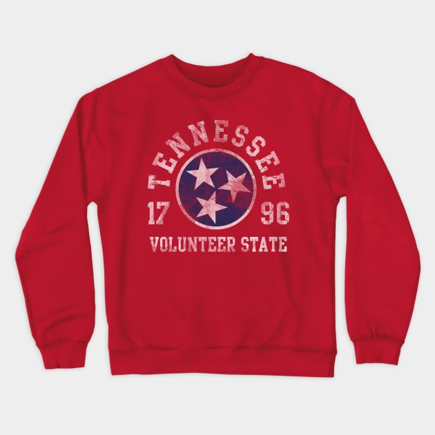 Vintage Tennessee 1796 Volunteer State Crewneck Sweatshirt by E